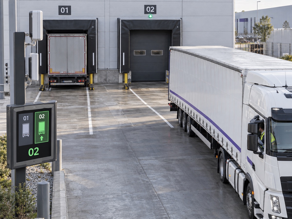 Bay assigned to the arriving truck